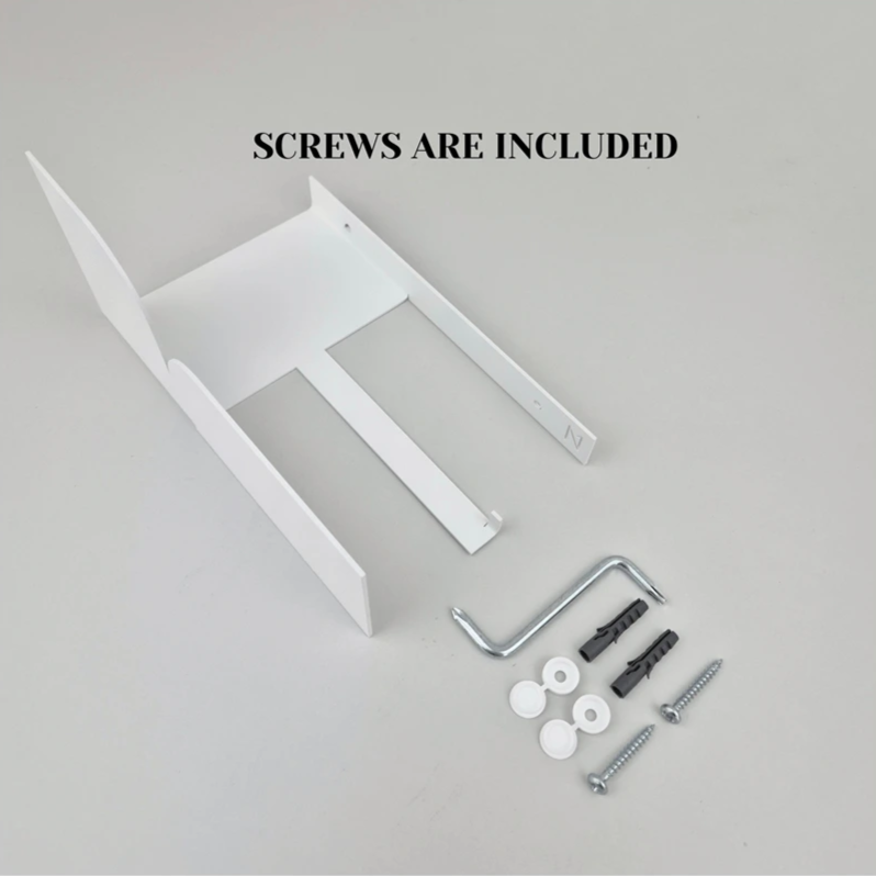 Estante de baño blanco montaje- Torino - Kaimok Design