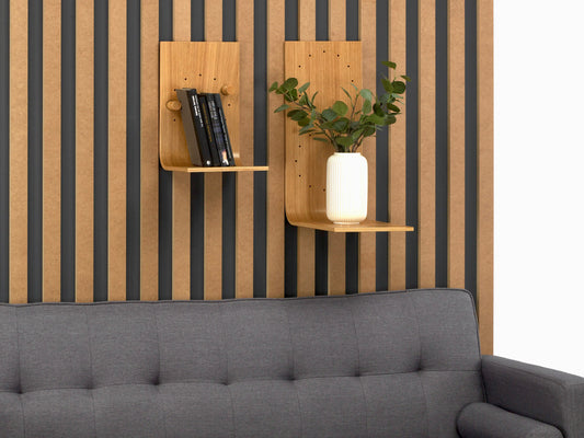 Estanteria de pared modular de madera, Brera - Kaimok Design