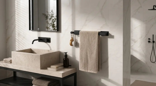 Portarrollos, escobillero y toallero: cómo elegir el set de baño perfecto para tu estilo