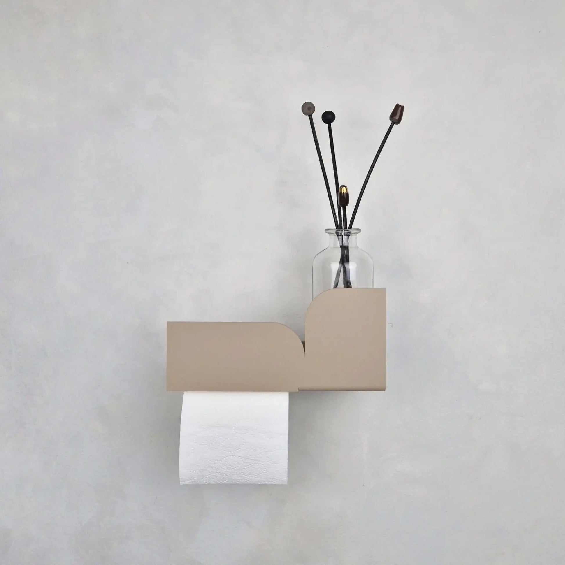 Estante de baño beige - papel - Torino - Kaimok Design