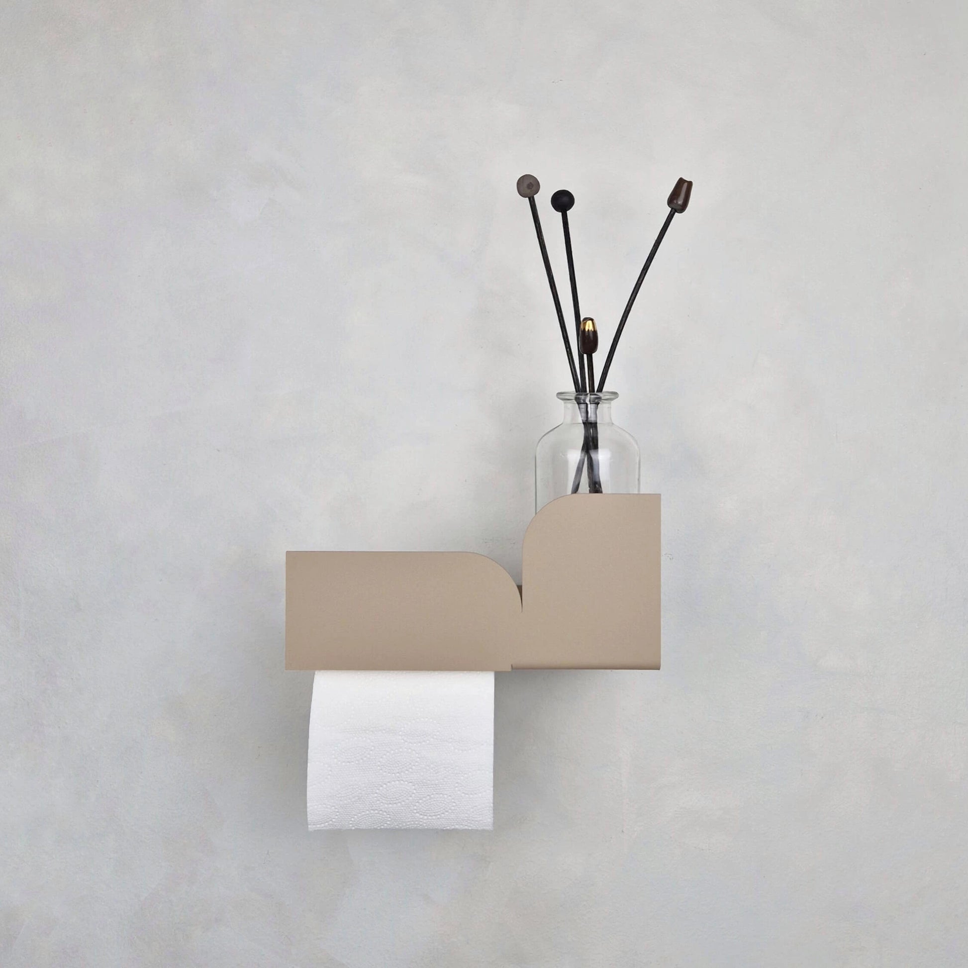 Estante de baño beige - papel - Torino - Kaimok Design