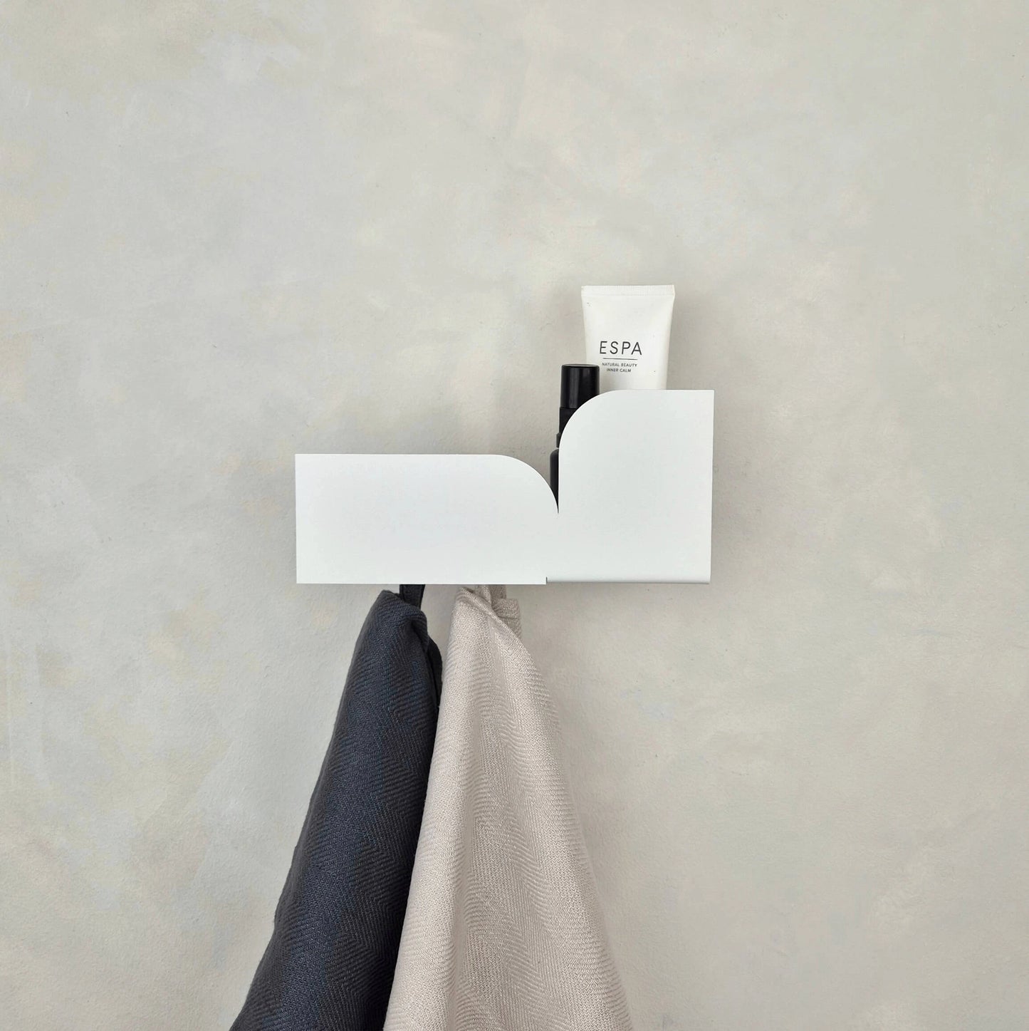 Estante de baño blanco - toallas - Torino - Kaimok Design