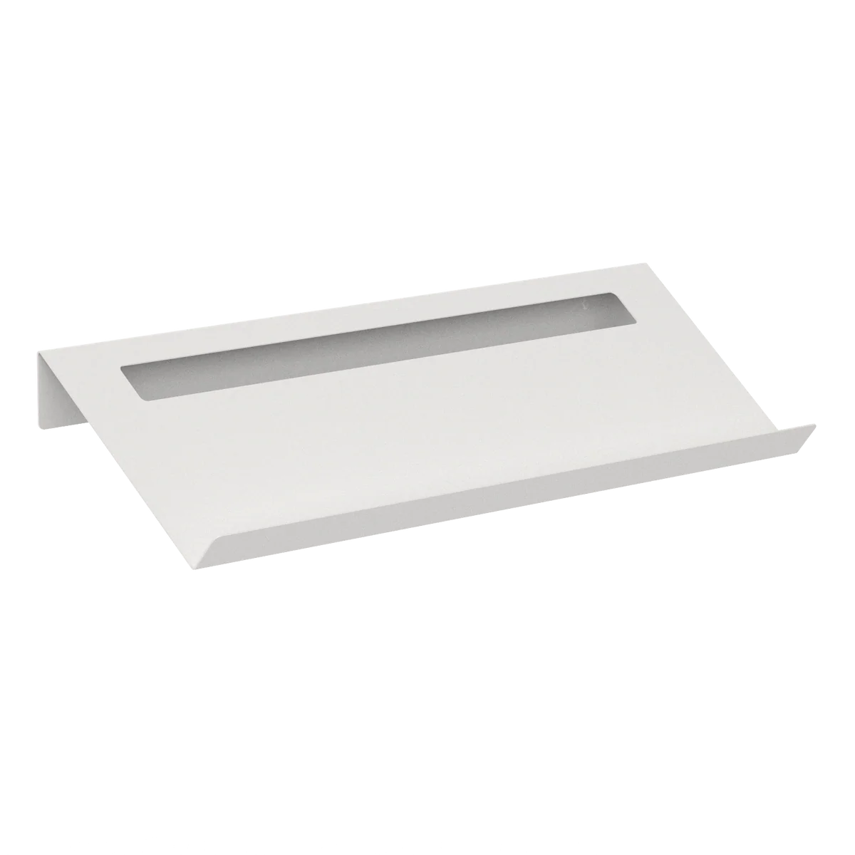 Zapatero de pared Parma de metal blanco version large - Kaimok Design