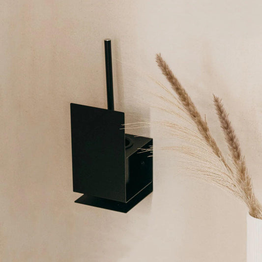 Escobillero Sorrento – accesorios baños modernos en acero inoxidable - Kaimok Design