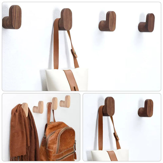 Perchas Verona – colgadores de pared en madera maciza - Kaimok Design