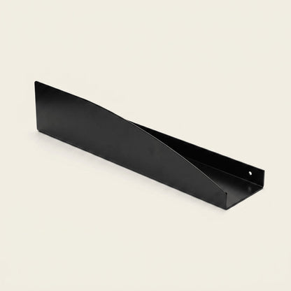 Estantería de pared metálica Torino grande – repisa flotante 50 cm Negro - Kaimok Design