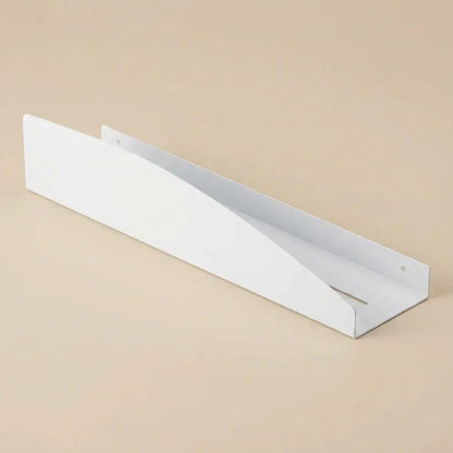 Estantería de pared metálica Torino grande – repisa flotante 50 cm Blanco - Kaimok Design