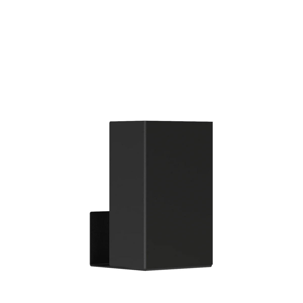 Organizador papel higiénico Valencia – accesorios baño industrial M (23cm) Negro - Kaimok Design