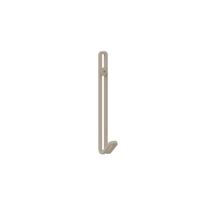 Gancho Denia – percha de pared en metal Beige Tornillo - Kaimok Design