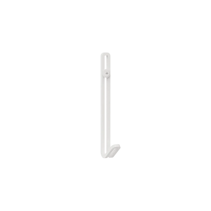 Gancho Denia – percha de pared en metal Blanco Tornillo - Kaimok Design