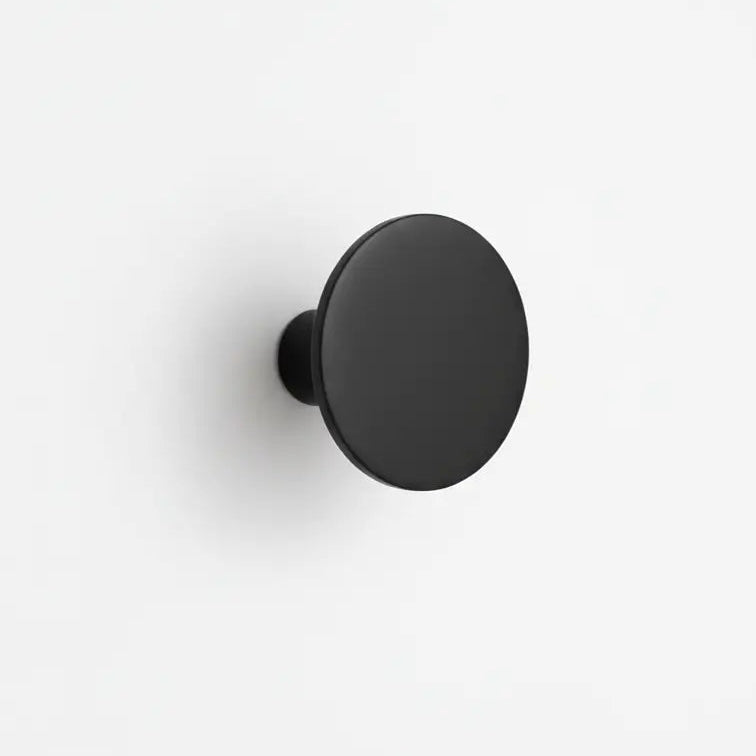 Percha individual de pared Torino, negro mate - Kaimok Design 