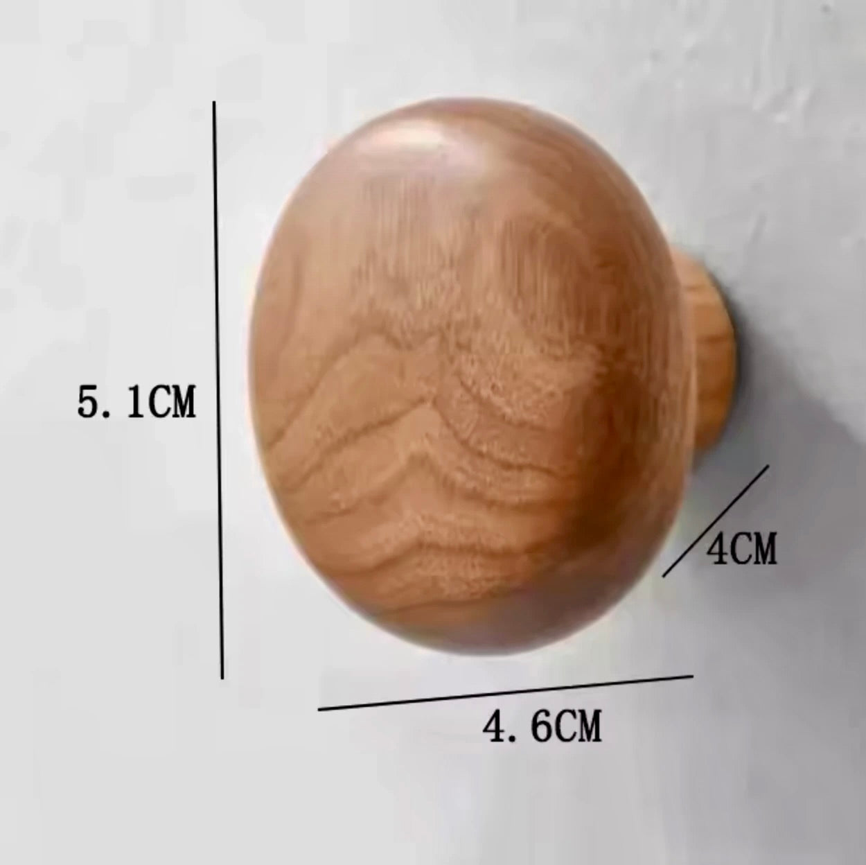 Kaimok Design percha individuales de pared en madera, forma organica piedra natural, Verona Stone, nogal piedra A