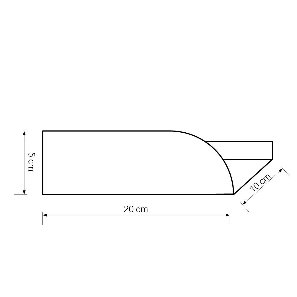 Estante pequeño Torino – Diseño industrial en acero inoxidable - Kaimok