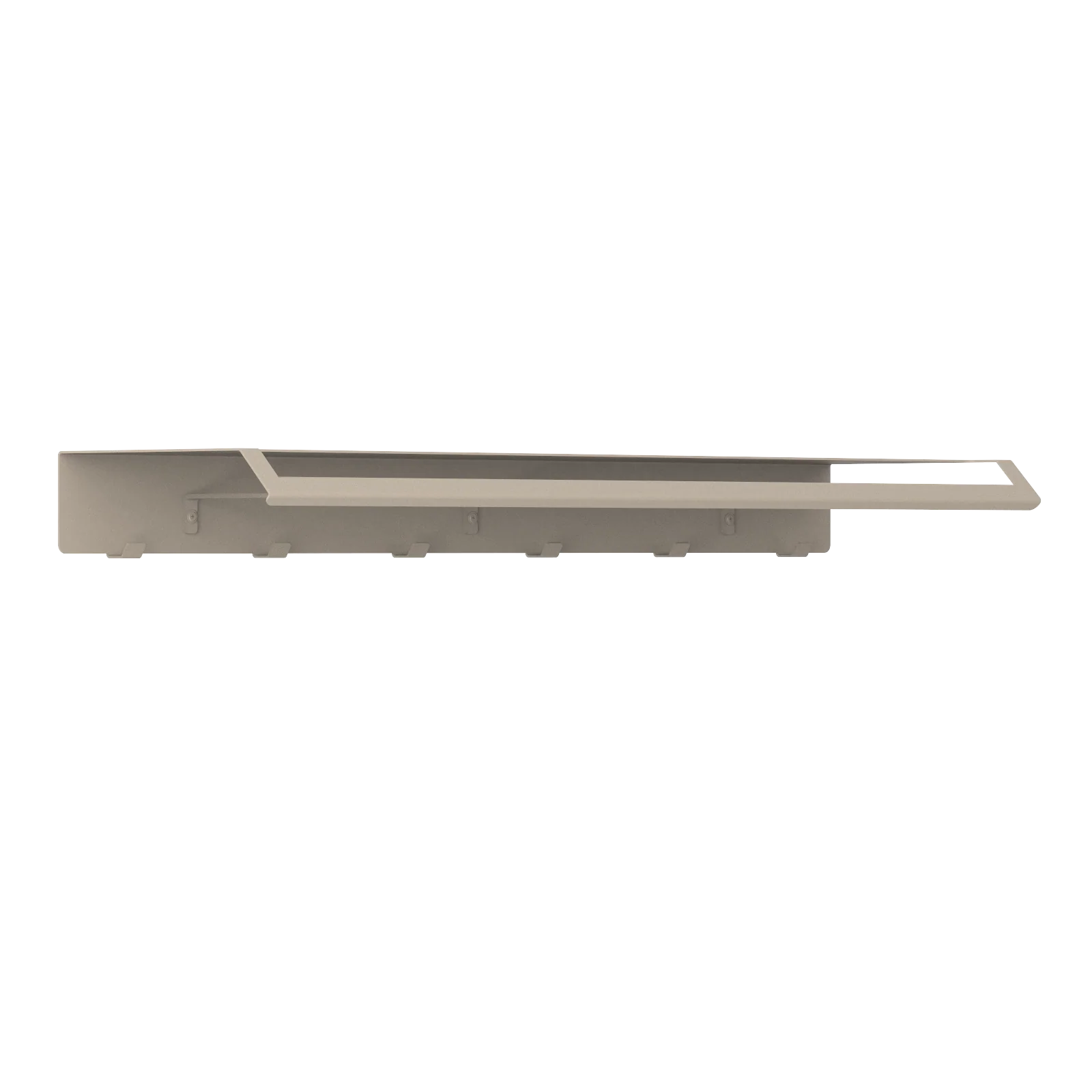 Estanteria de pared, perchero de pared metal beige L, para entrada- Kaimok Design