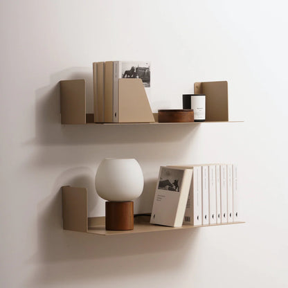 Estantería de pared metálica Bergamo – repisa flotante para libros - Kaimok Design