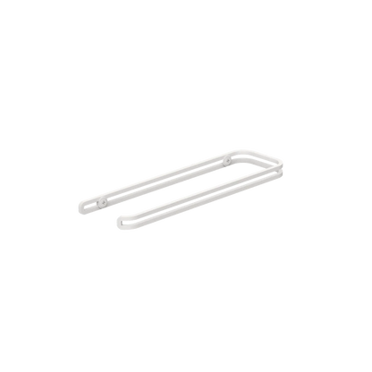 Portarrollos Padova – porta papel higiénico minimalista de pared (M 23 cm doble) Blanco - Kaimok Design