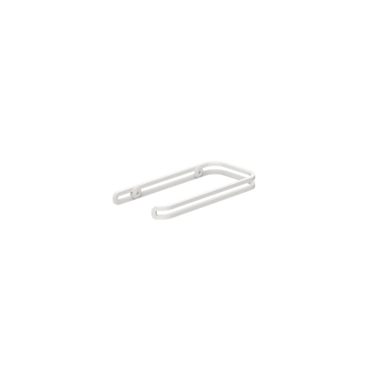Portarrollos Padova – porta papel higiénico minimalista de pared (S 14 cm individual) Blanco - Kaimok Design