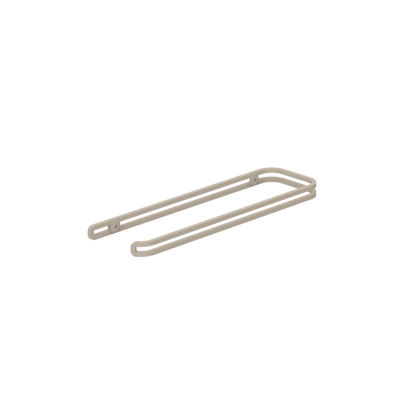 Portarrollos Padova – porta papel higiénico minimalista de pared (M 23 cm doble) Beige - Kaimok Design