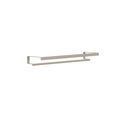 Toallero Siena – barra para toalla baño en acero inoxidable M (60 cm) Beige Doble - Kaimok Design