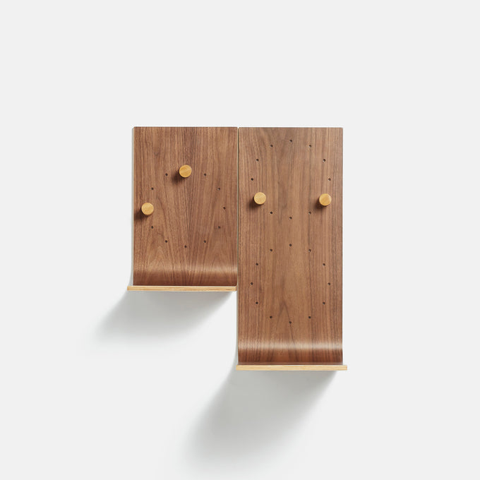 Brera Shelf - Walnut Finish - Modern Multifunctional Design