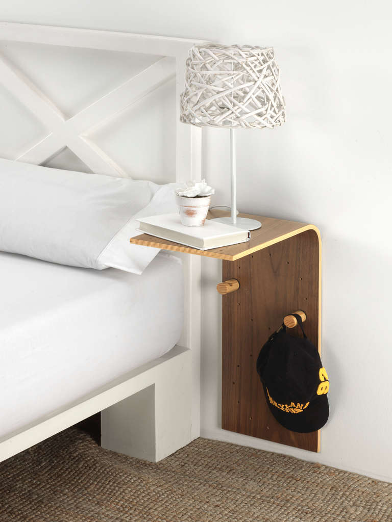 Brera Shelf - nogal - mesita de noche - Kaimok Design