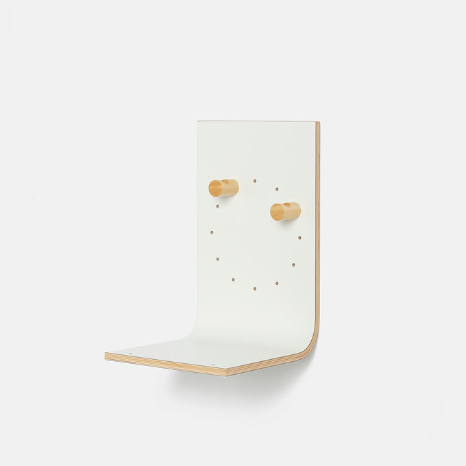 Brera Shelf - White Finish - Bike Rack and Bookshelf - Kaimok Design