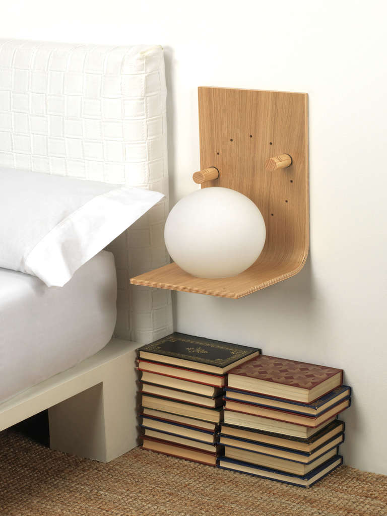 Brera Shelf - Oak Finish - Wall-Mounted Shelf - mesita de noche - Kaimok Design