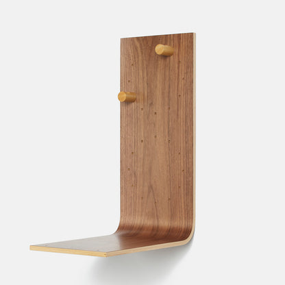 Estantería de pared de madera Brera – repisa flotante L Nogal - Kaimok Design